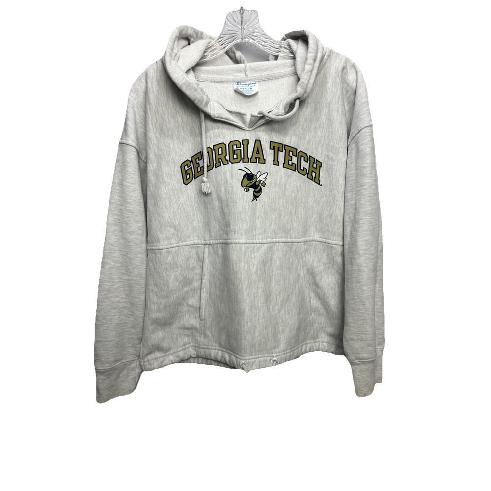 Vintage Champion Reverse Weave Georgia Tech Sweatshirt Crop top Medium